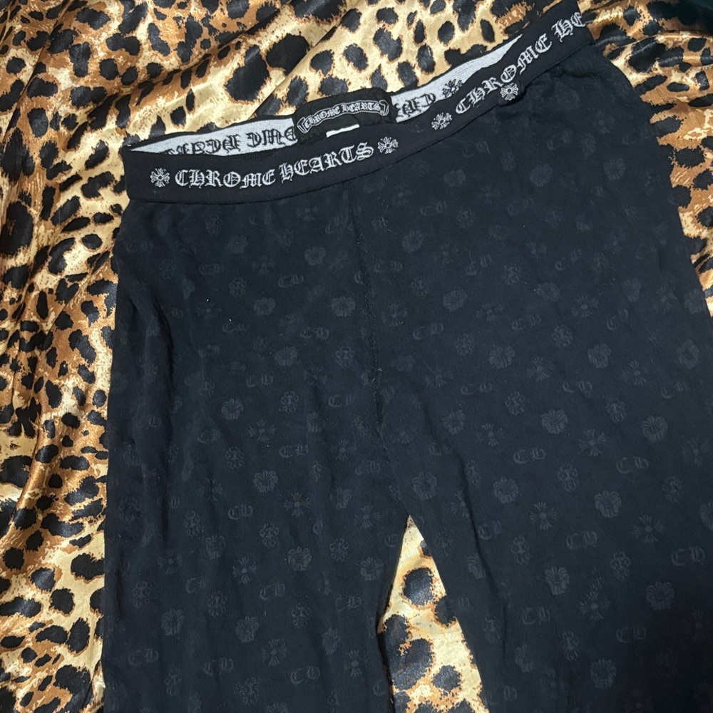 Chrome Hearts Black Leggings